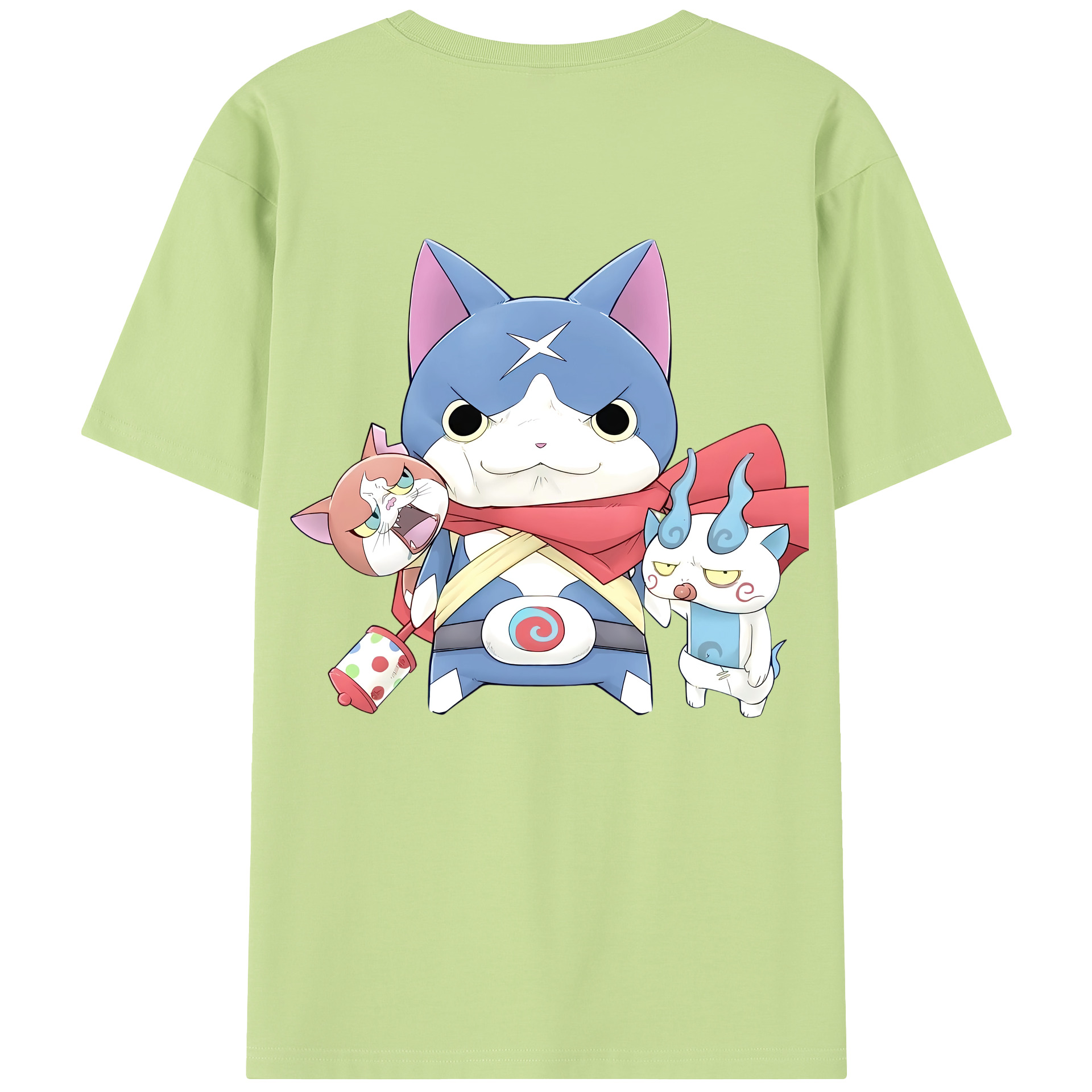 （画像用） 妖怪ウォッチ Yo-kai Watch 綿100％半袖Tシャツ（背面プリント）